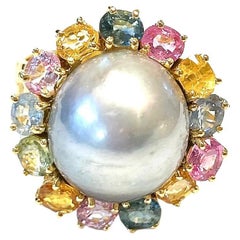 South Sea Pearl Cocktail Rings