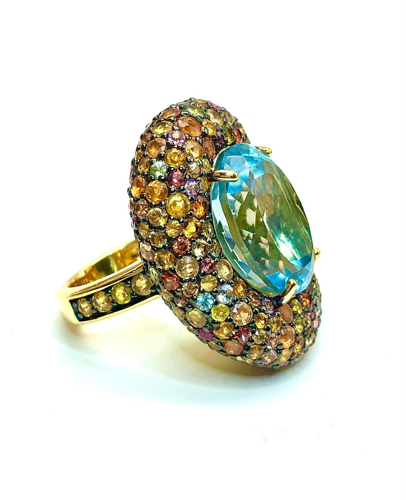 Taglio brillante Anello Bochic 