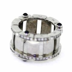 Patek Philippe Sapphire Diamond Gold Band Ring