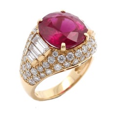Bulgari 5.95ct Burma No Heat Ruby Ring