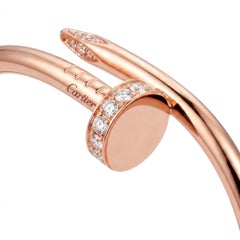 Bracciale Cartier Juste Un Clou, modello classico, con diamanti
