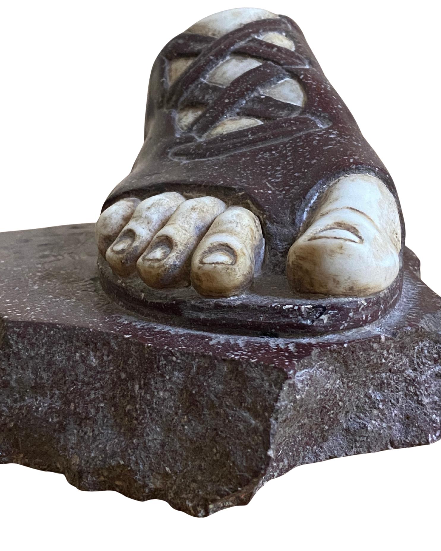 Scultura in Porfido Rosso Stile Grand tour in vendita 2