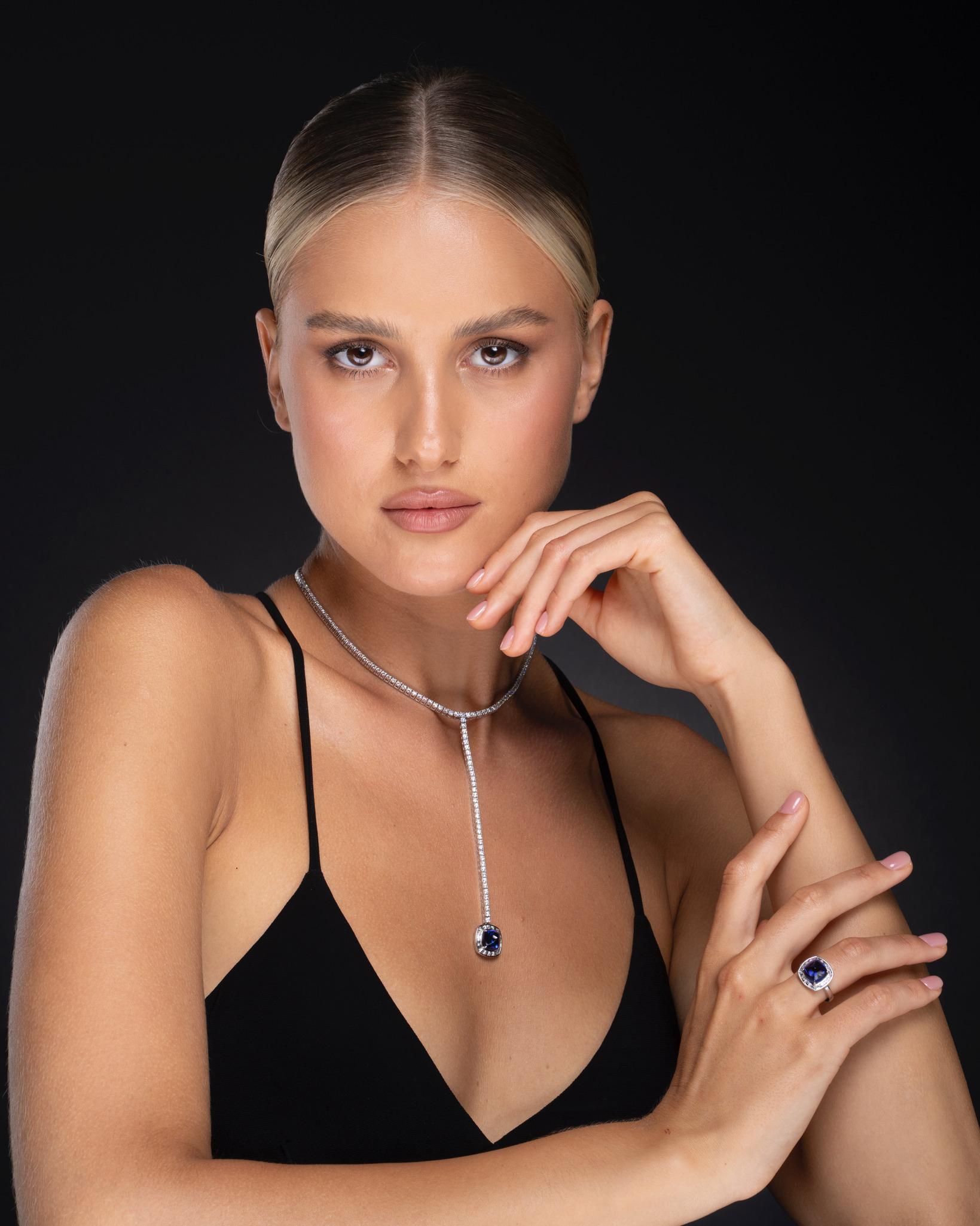 Collana A. Taylor con diamante grande in vendita 2