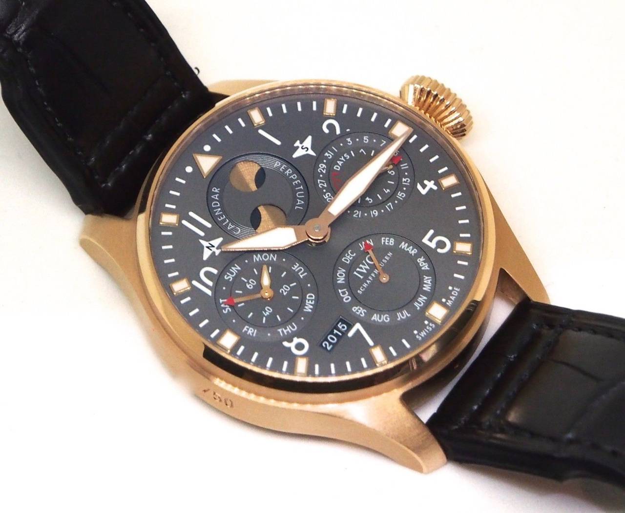 iwc big pilot rose gold perpetual calendar