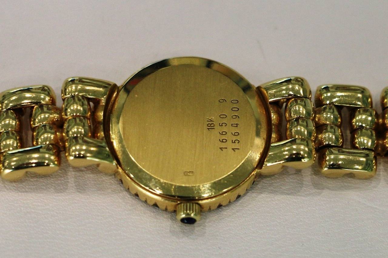 Baume & Mercier Lady's Yellow Gold Diamond Bezel Quartz Dress Wristwatch 1