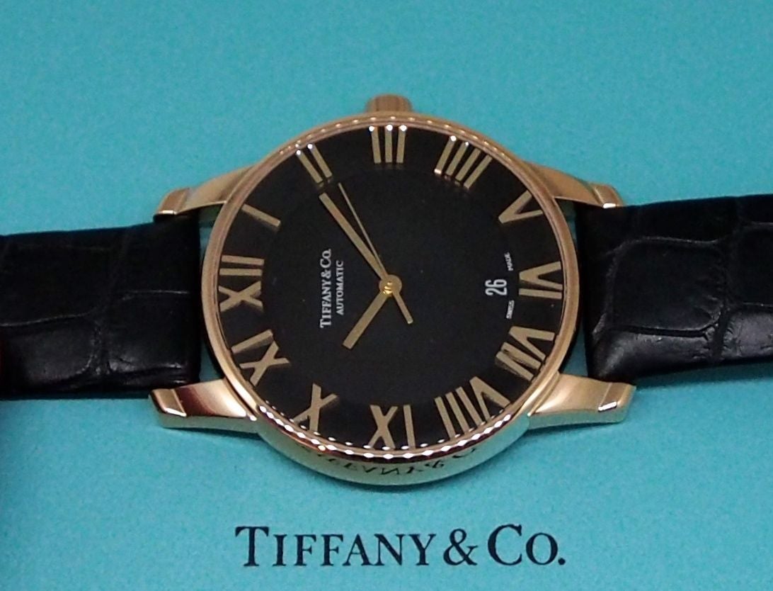tiffany atlas watch gold