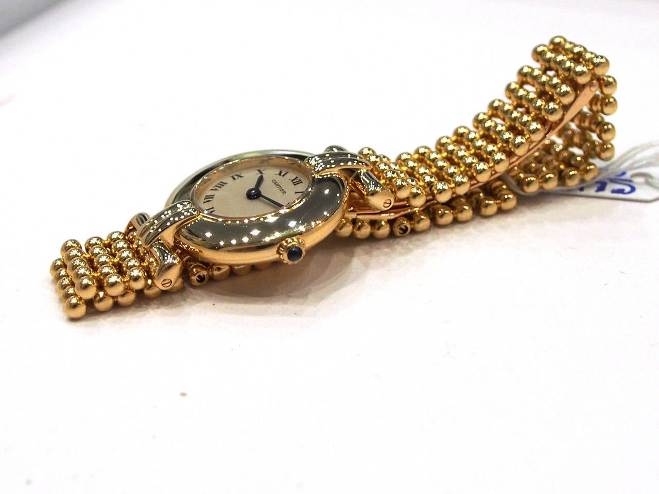 cartier gold bead bracelet