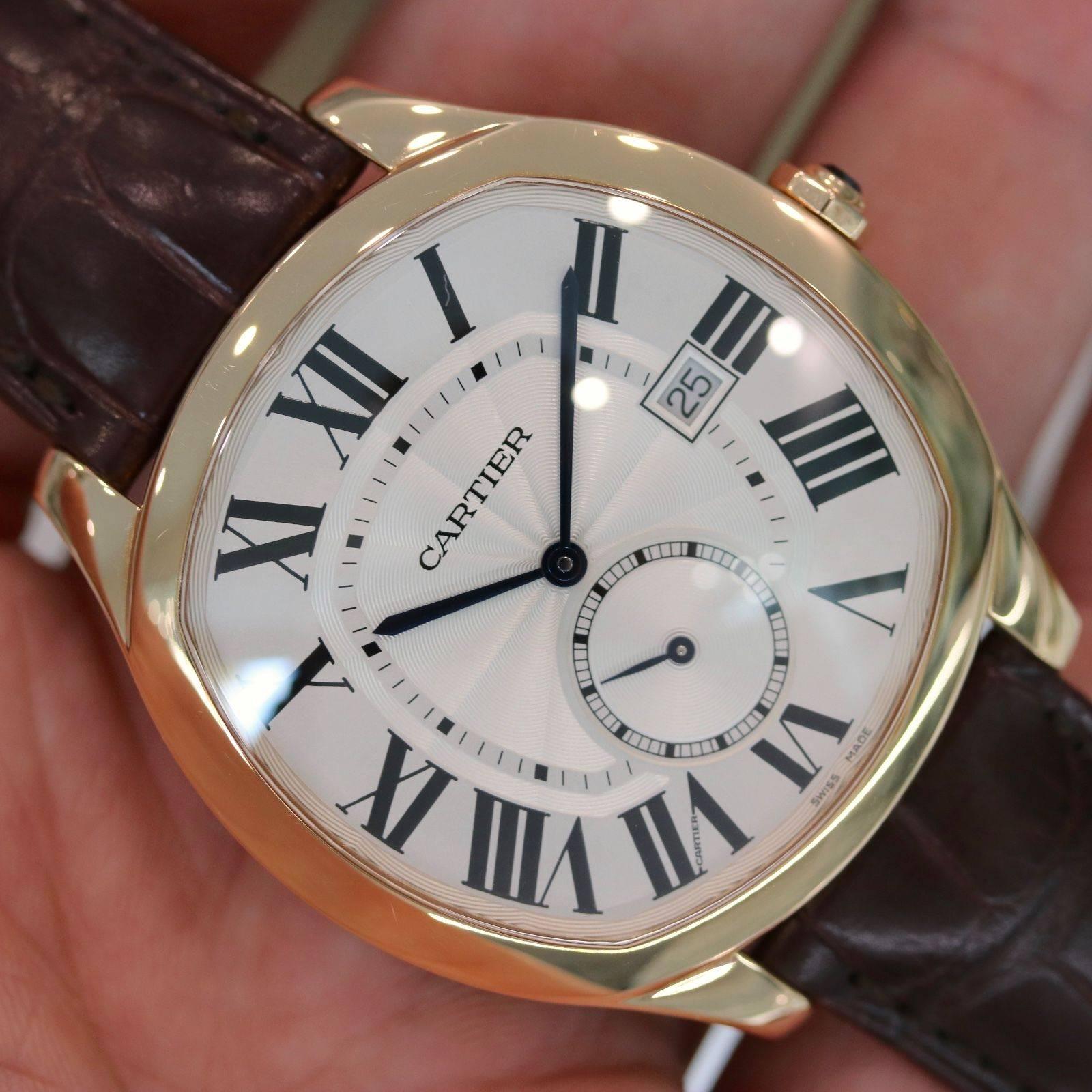 Cartier Rose Gold Drive de Cartier Automatic Wristwatch Model WGNM0003 For Sale 2