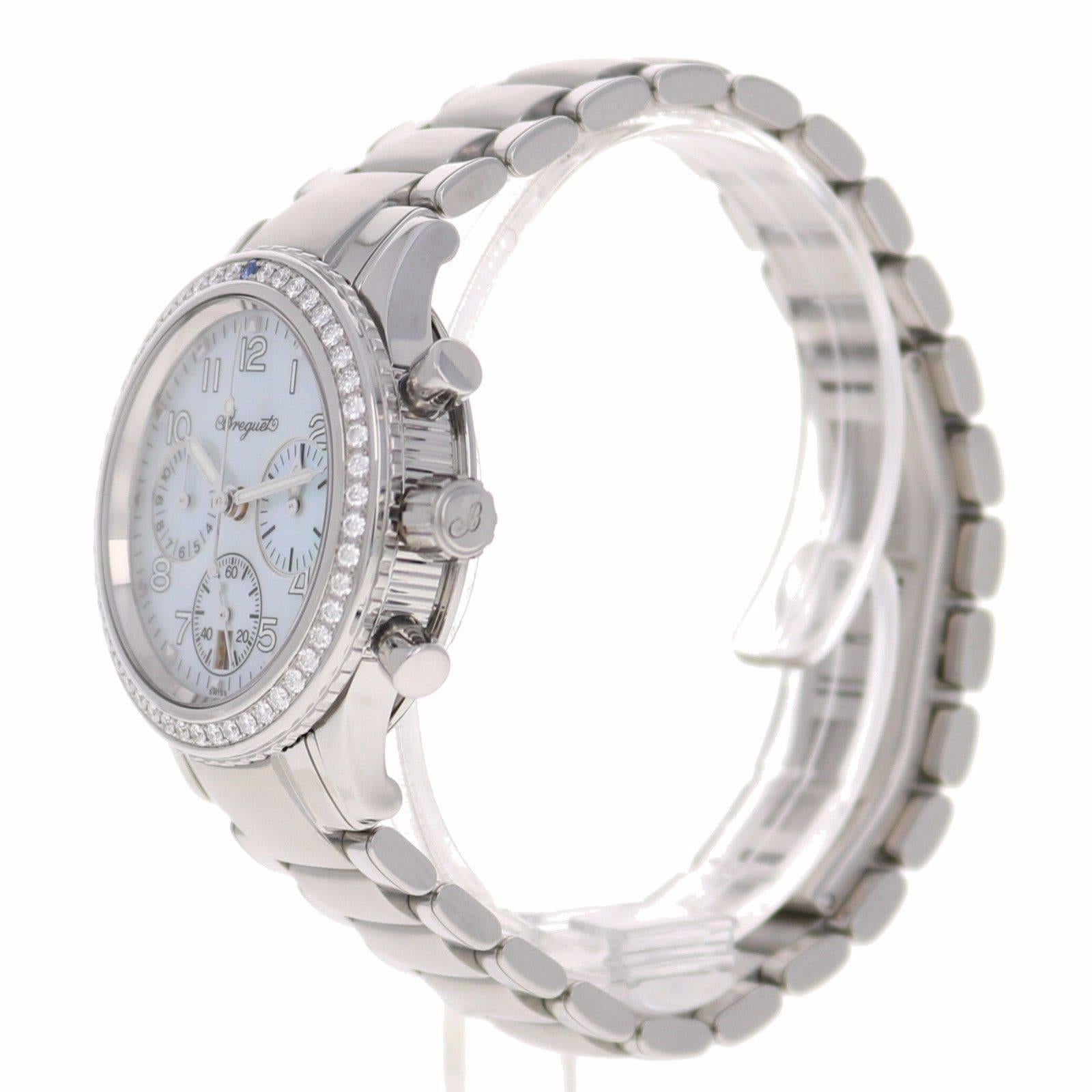 Breguet Ladies Stainless Steel Transatlantique Type XX Automatic Wristwatch 1