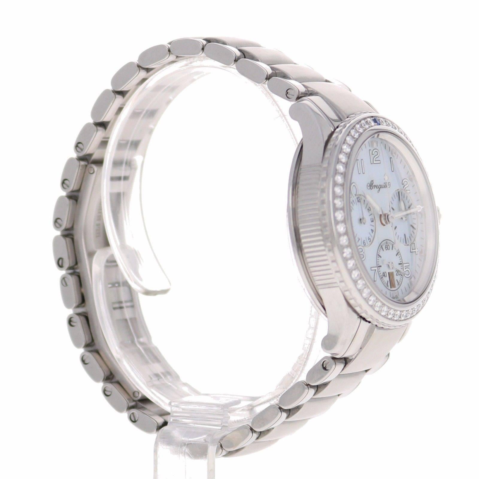 Breguet Ladies Stainless Steel Transatlantique Type XX Automatic Wristwatch 2