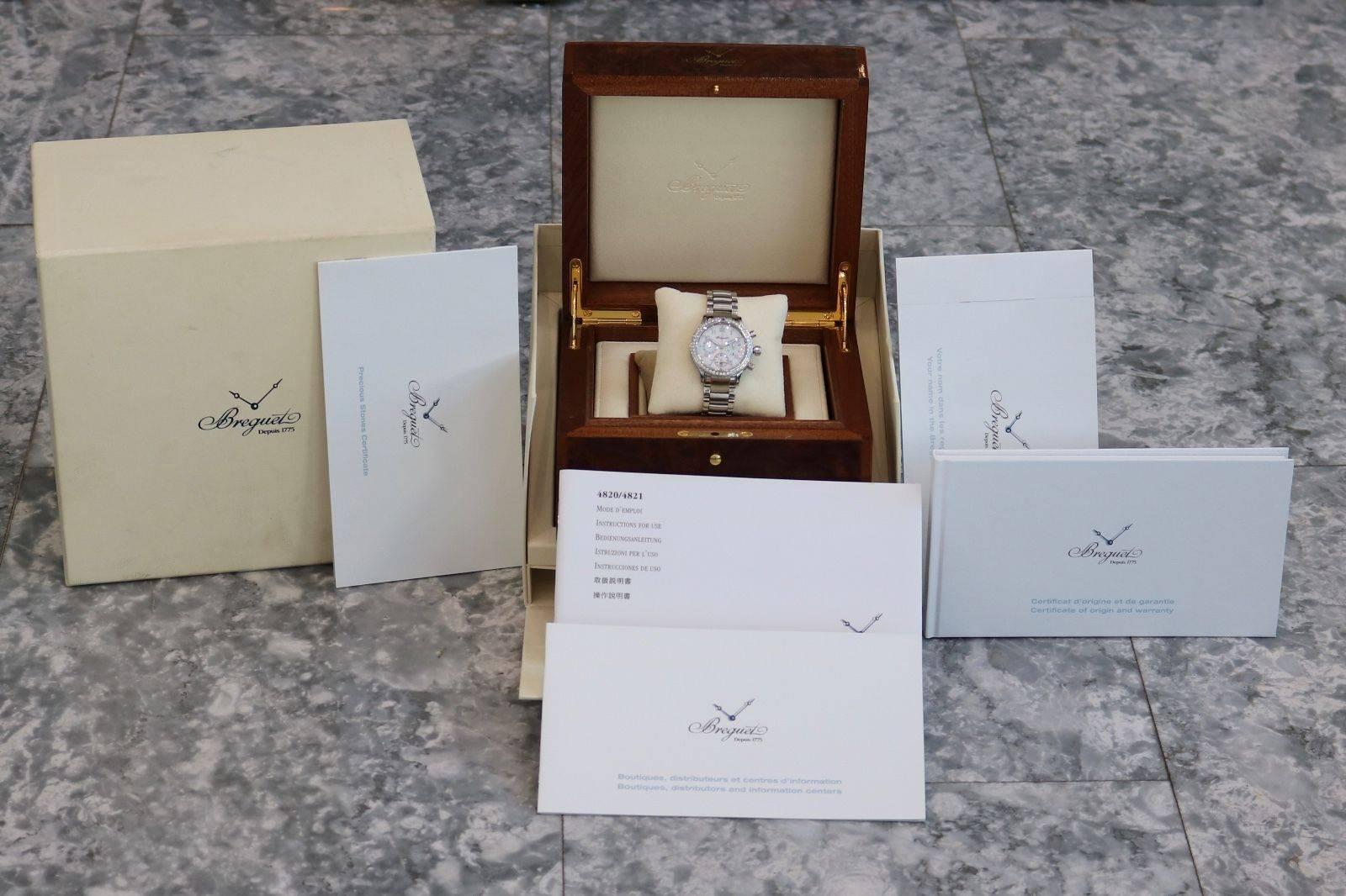 Breguet Ladies Stainless Steel Transatlantique Type XX Automatic Wristwatch 6