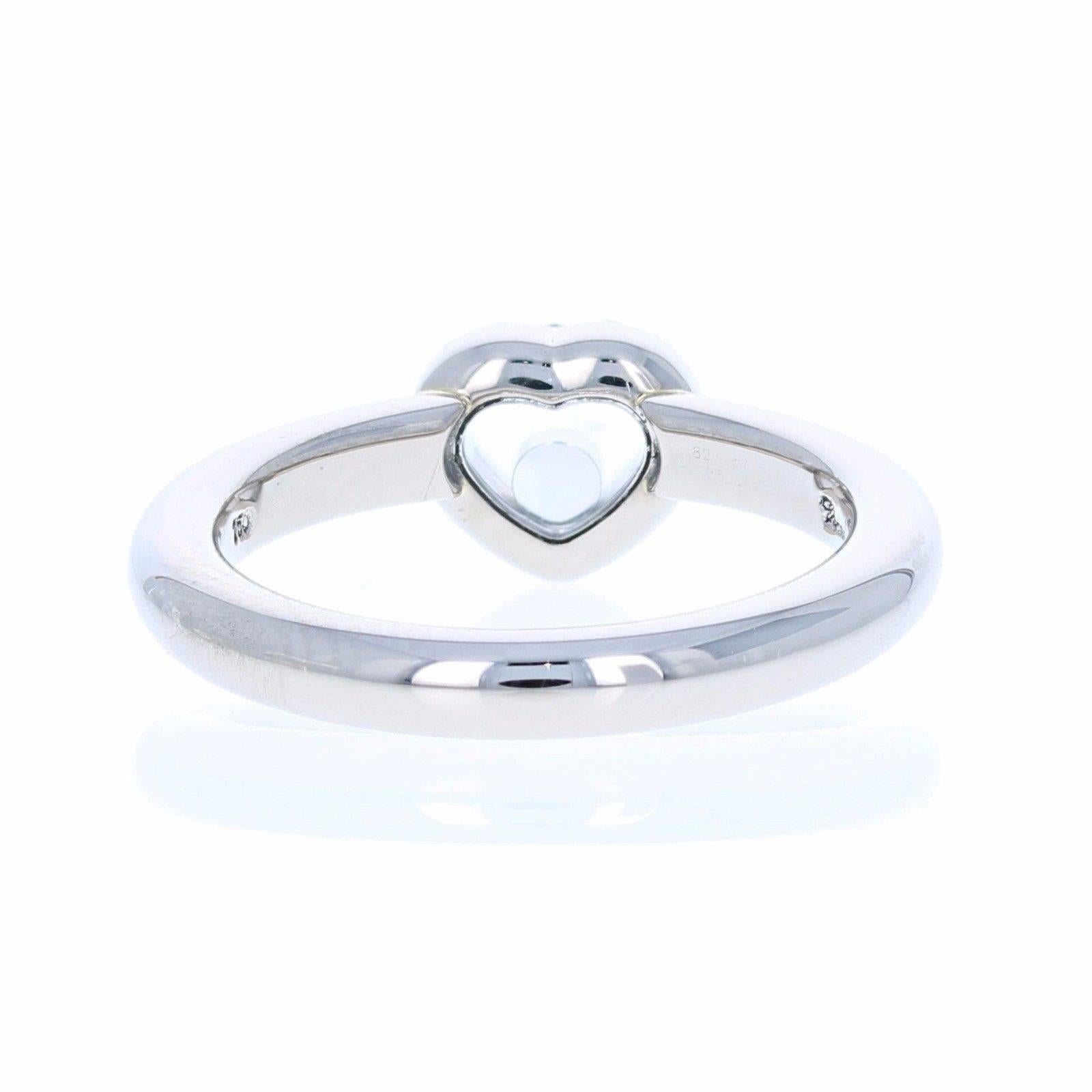 Chopard Happy Diamonds White Gold Heart Ring 4