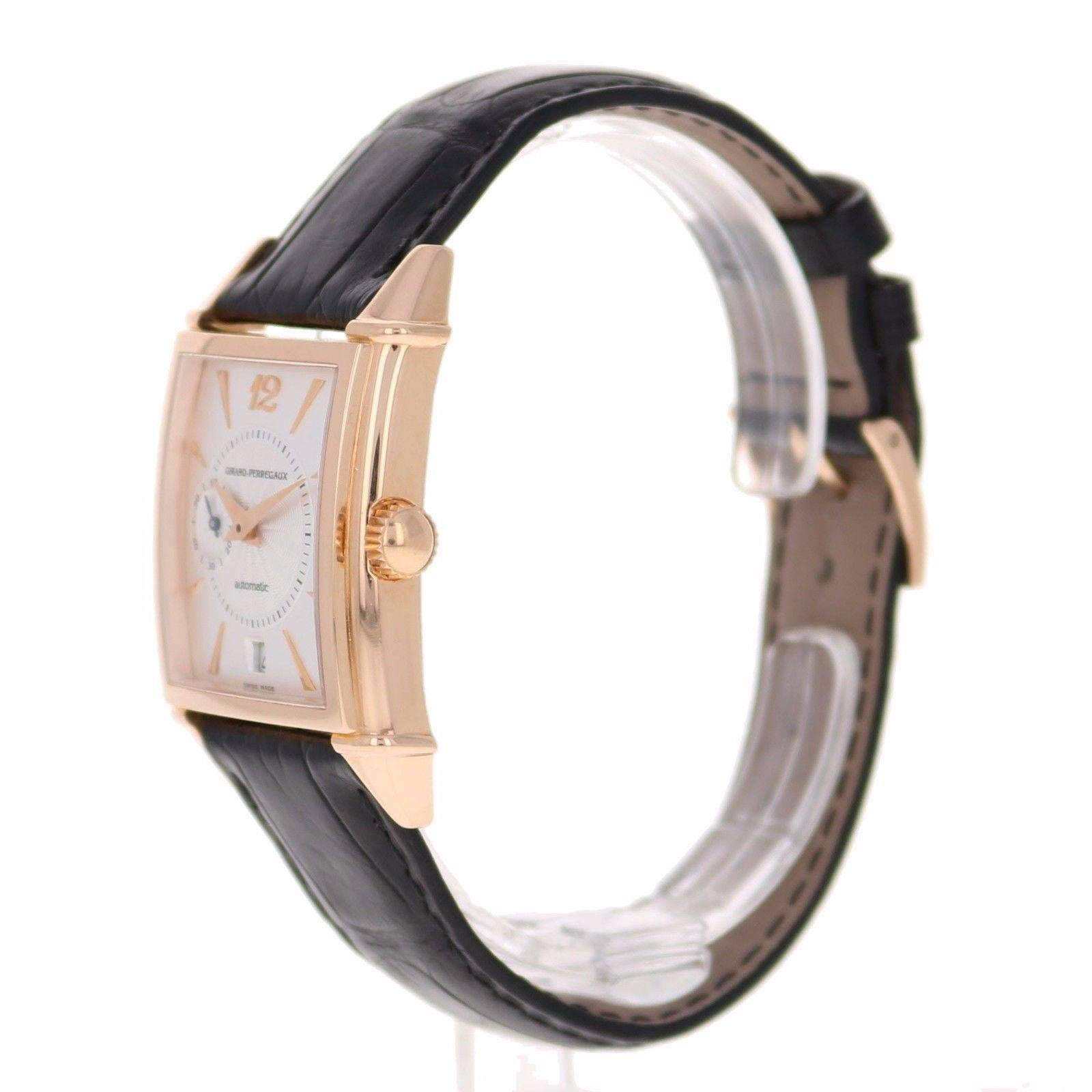 Girard Perregaux Rose Gold Automatic Wristwatch In Excellent Condition In Los Angeles, CA
