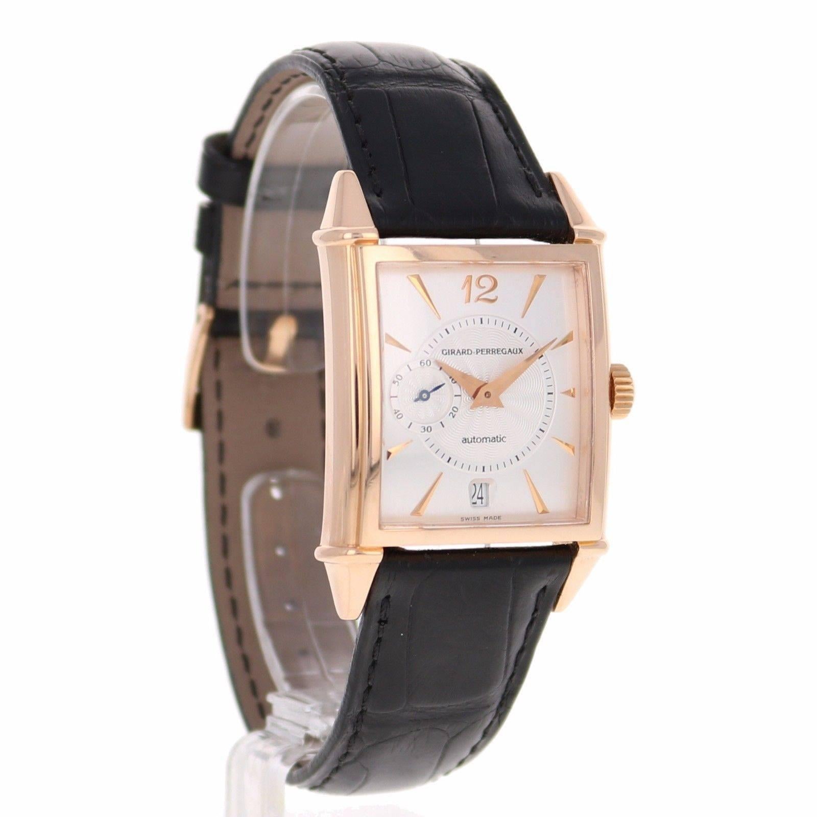 Men's Girard Perregaux Rose Gold Automatic Wristwatch