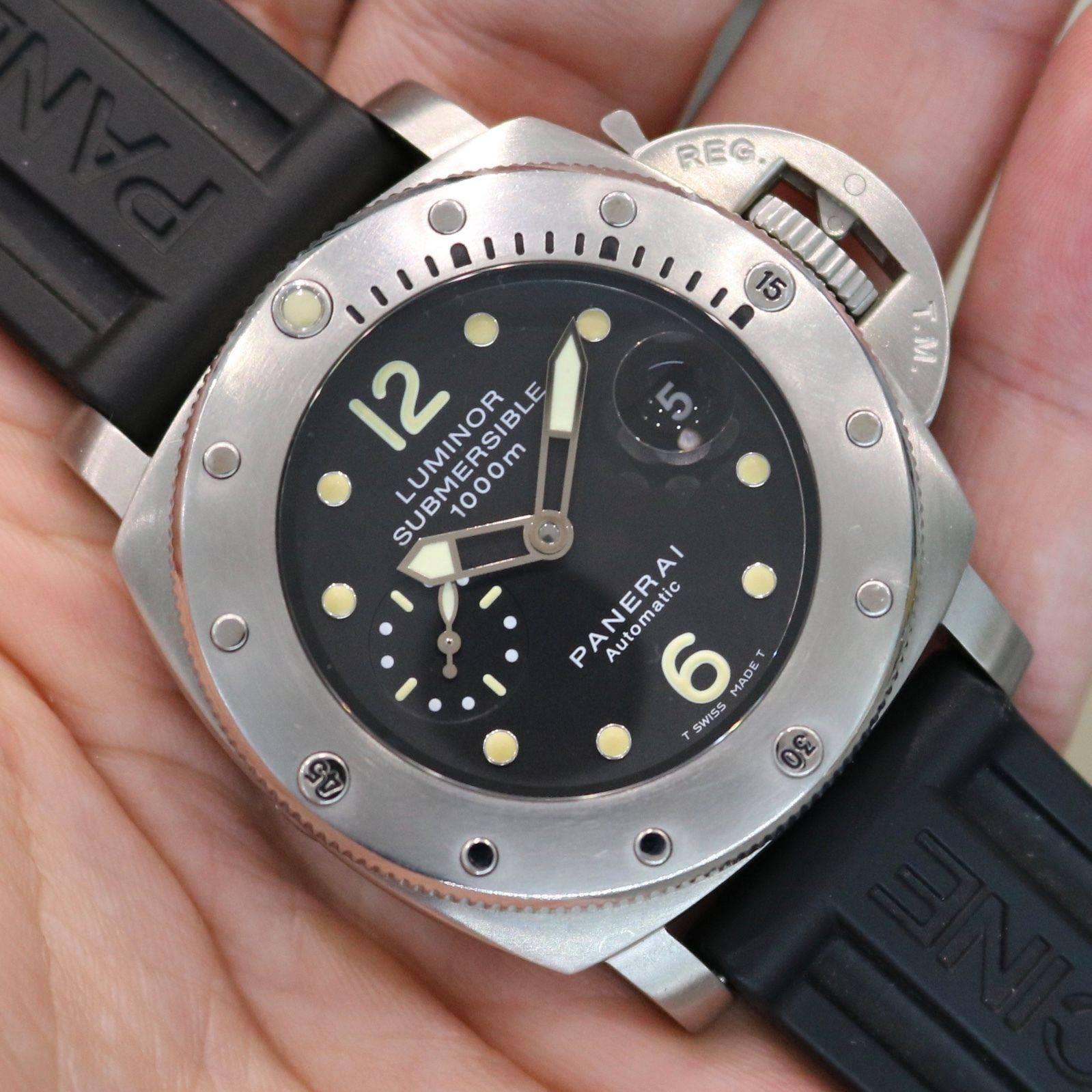 Panerai Luminor 1950 Submersible 1000M Tritium Dial PAM 243 1