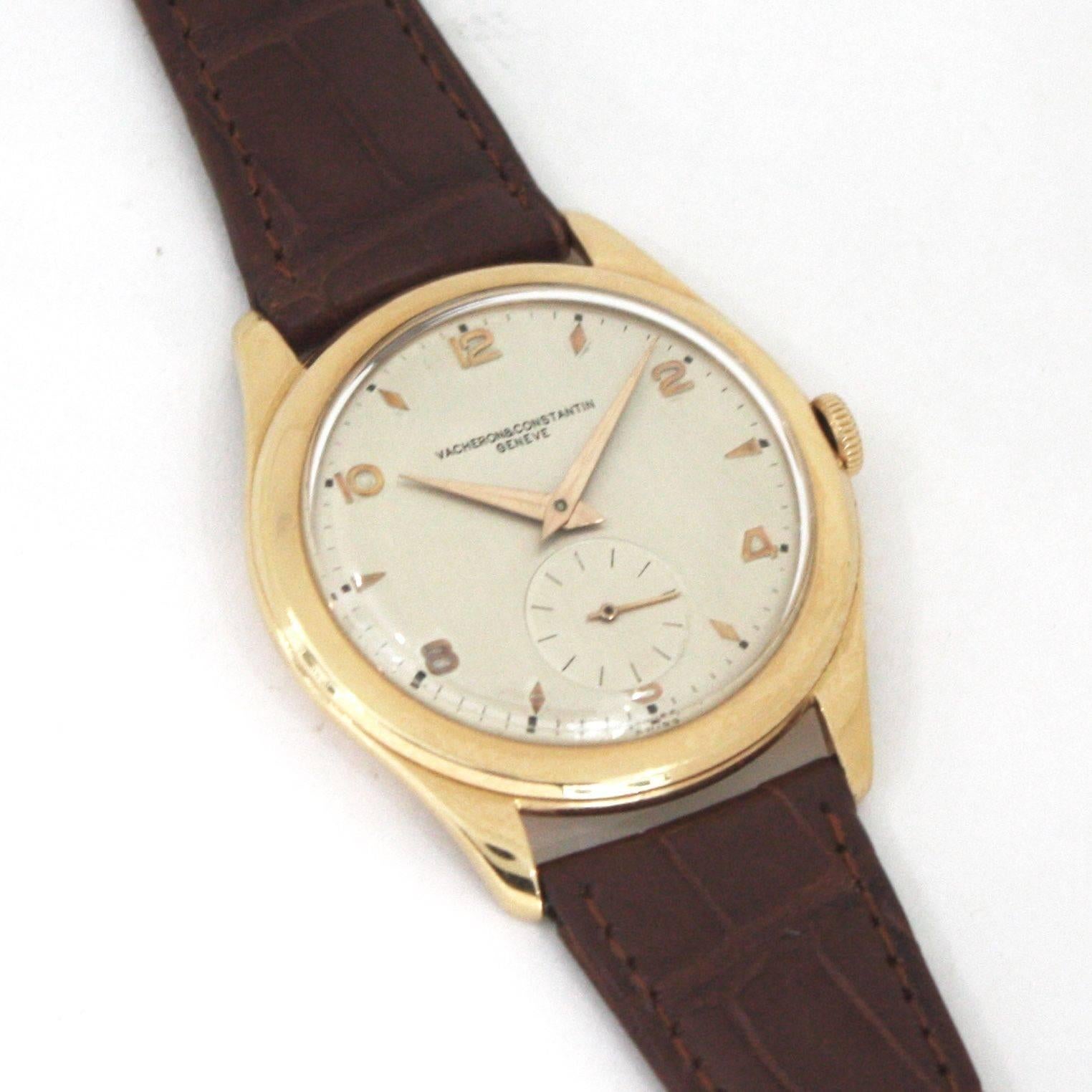 Vacheron & Constantin Rose Gold Jubilee Chronometer Manual Wind Wristwatch For Sale 4