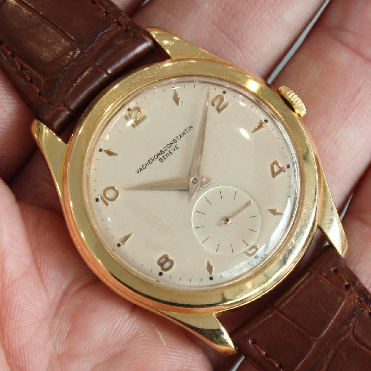 Vacheron & Constantin Rose Gold Jubilee Chronometer Manual Wind Wristwatch For Sale 5