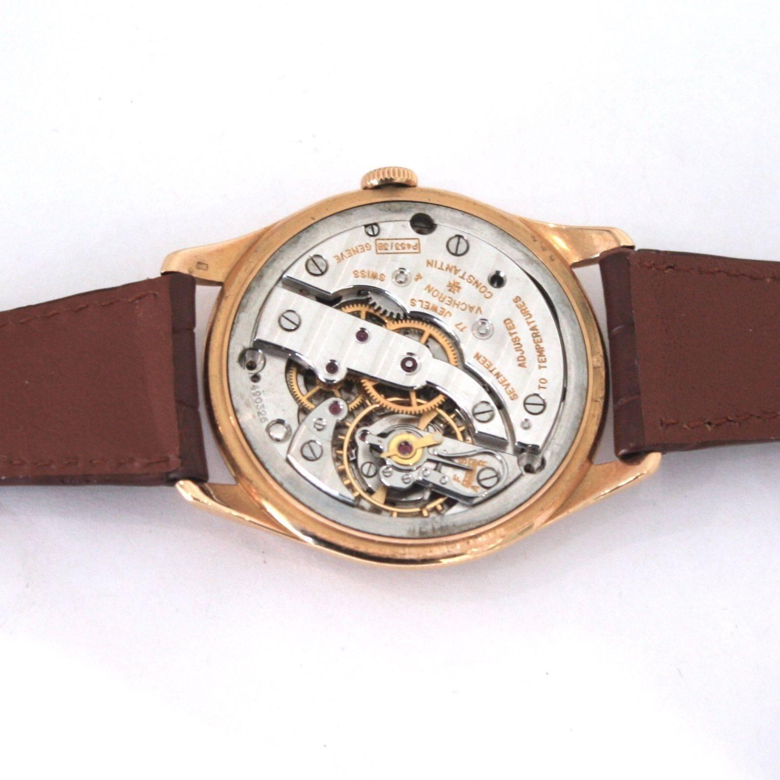 Vacheron & Constantin Rose Gold Jubilee Chronometer Manual Wind Wristwatch For Sale 6