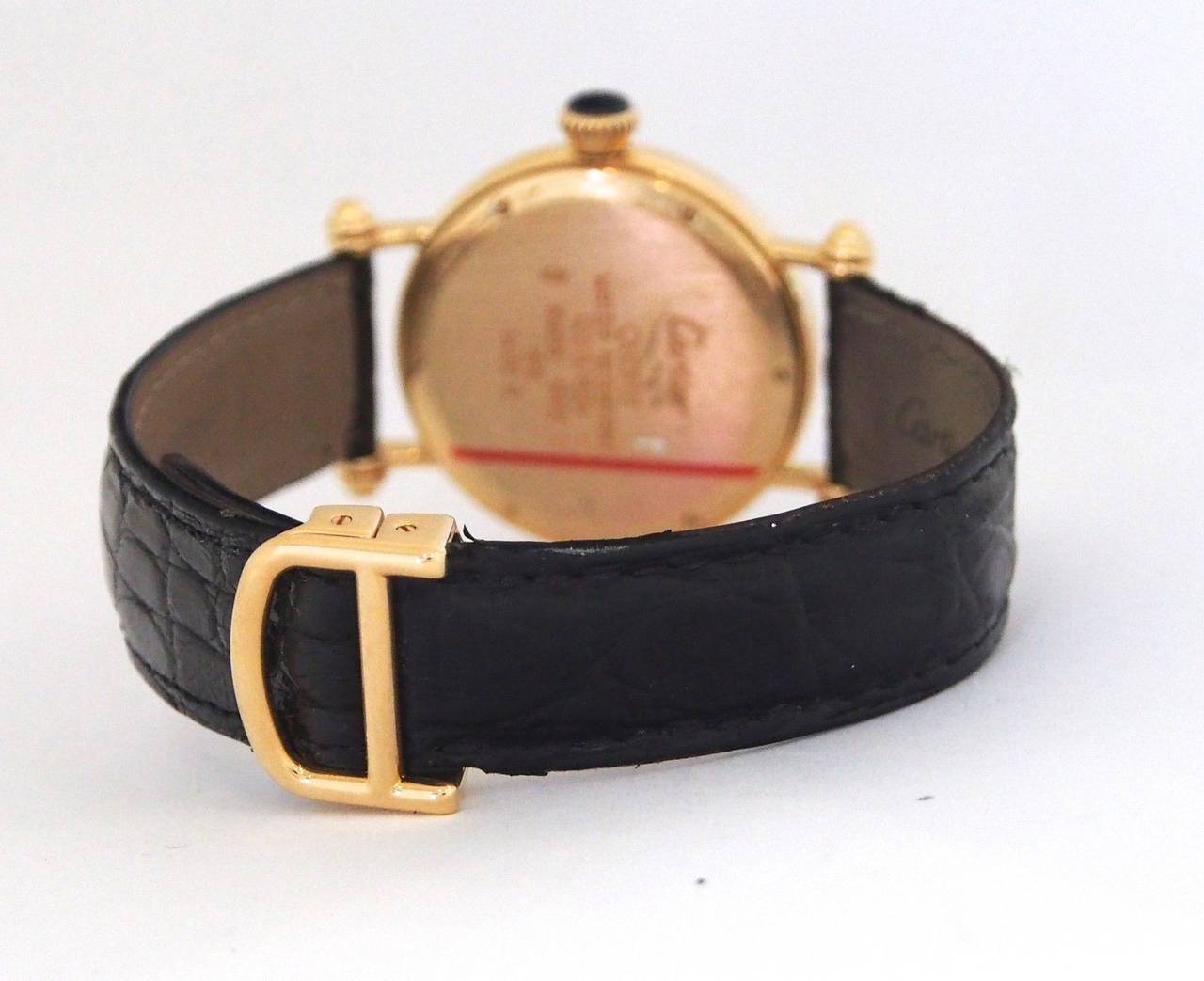 Cartier Lady's Yellow Gold Diablo Quartz Wristwatch Ref 1420 2