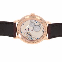 A. Lange & Sohne Rose Gold Saxonia Manual Wristwatch
