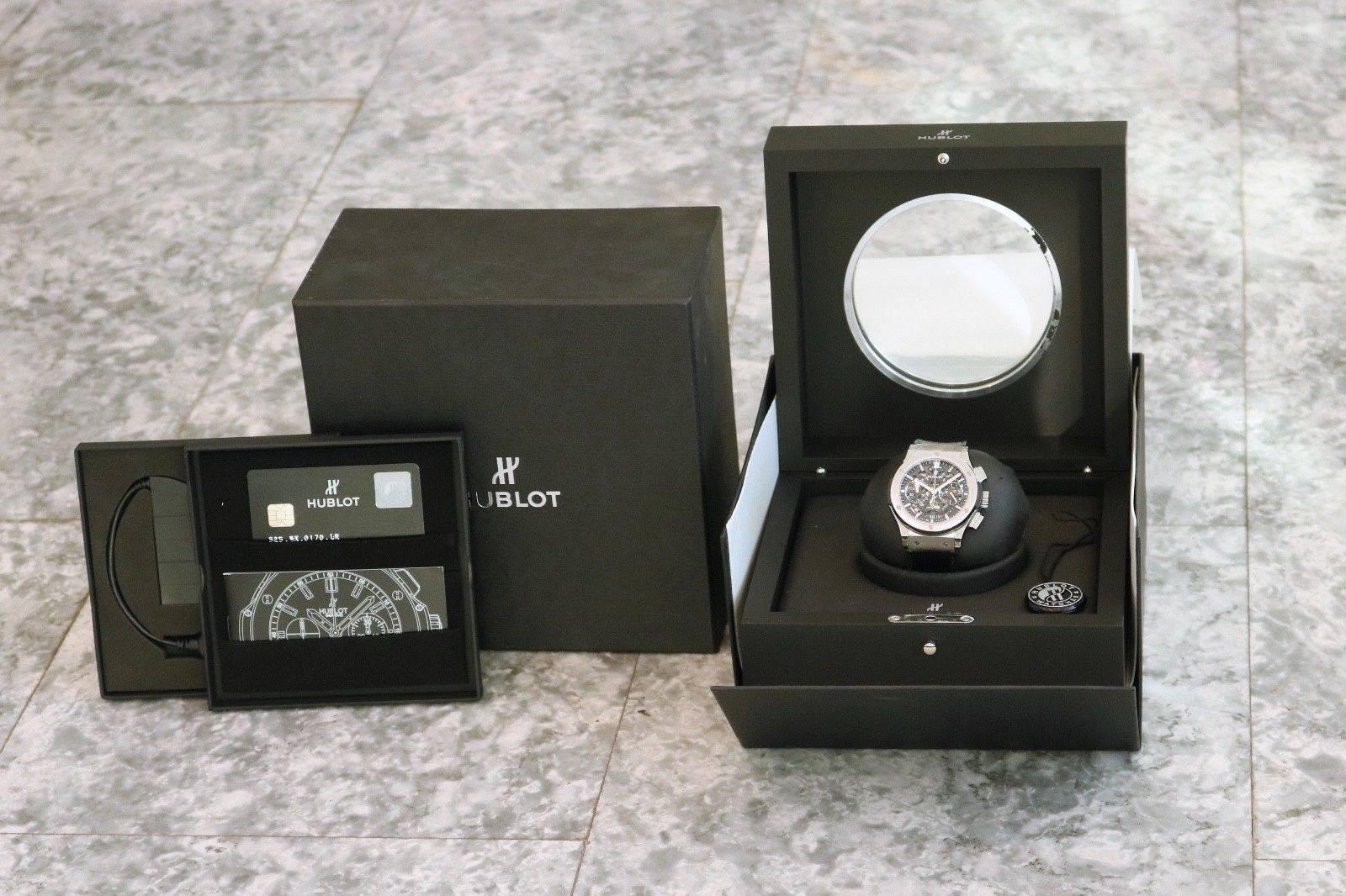 Hublot Titanium Classic Fusion Aerofusion Chronograph Automatic Wristwatch 4