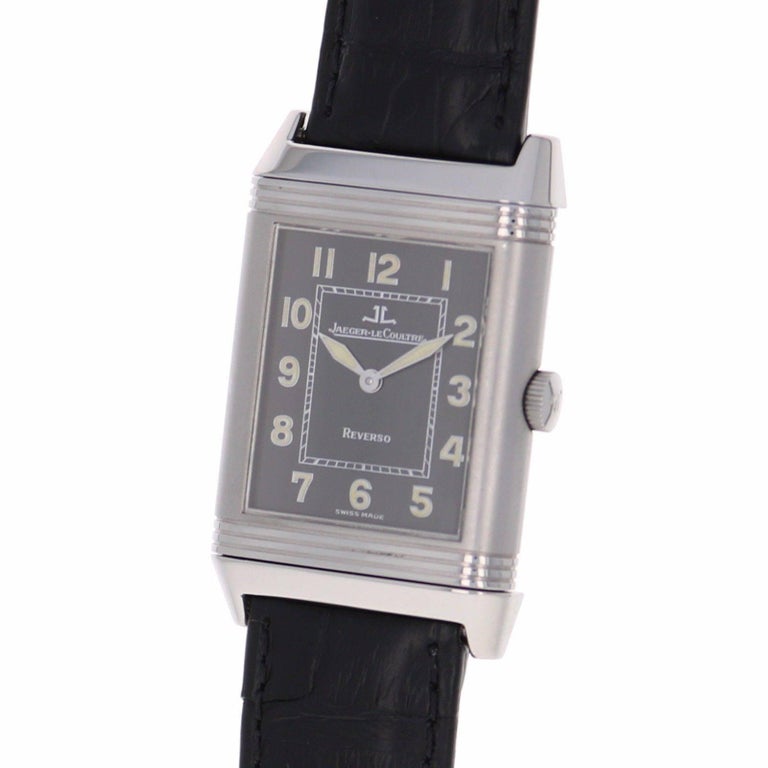 Jaeger LeCoultre Stainless Steel Grande Reverso Taille Shadow Manual ...