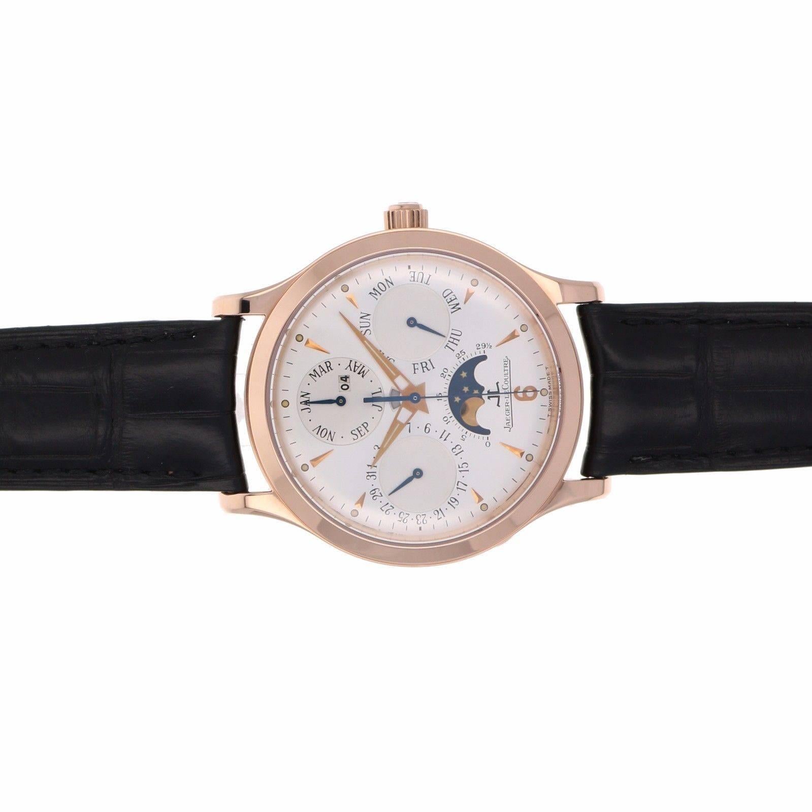 Jaeger-LeCoultre Rose Gold Master Control Perpetual Automatic Wristwatch 3