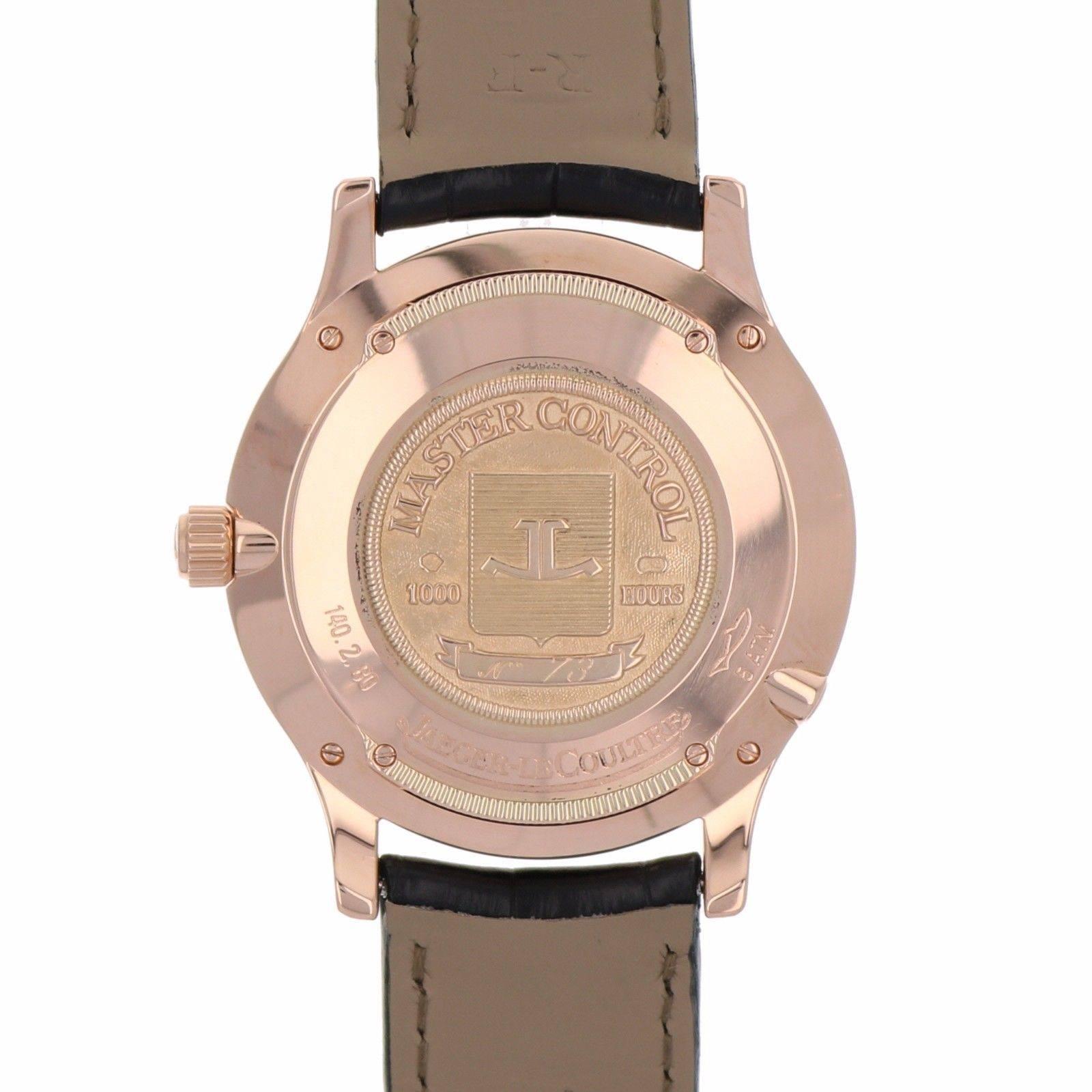 Jaeger-LeCoultre Rose Gold Master Control Perpetual Automatic Wristwatch 1