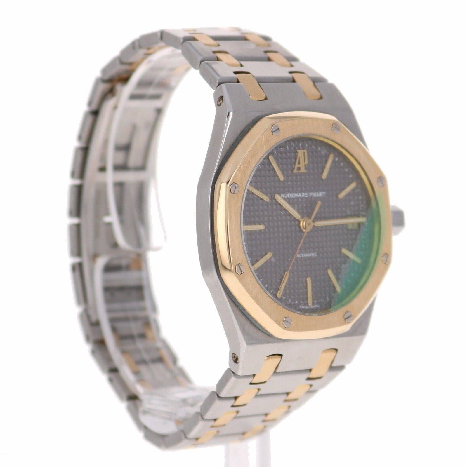 Audemars Piguet Yellow Gold Stainless Steel Royal Oak Automatic Wristwatch 2