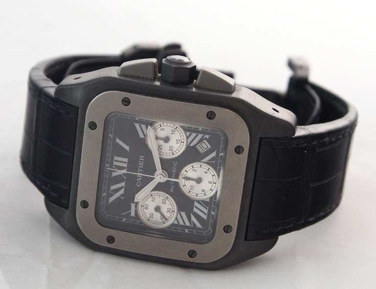cartier santos 100 xl titanium