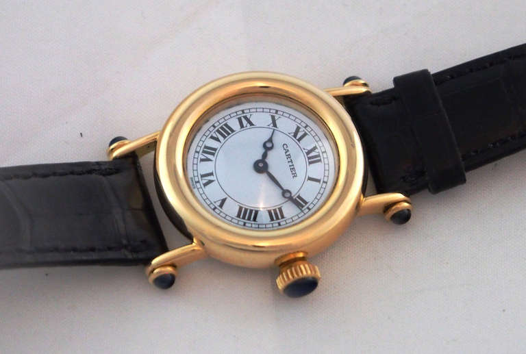 Women's Cartier Lady's Yellow Gold Diablo Wristwatch