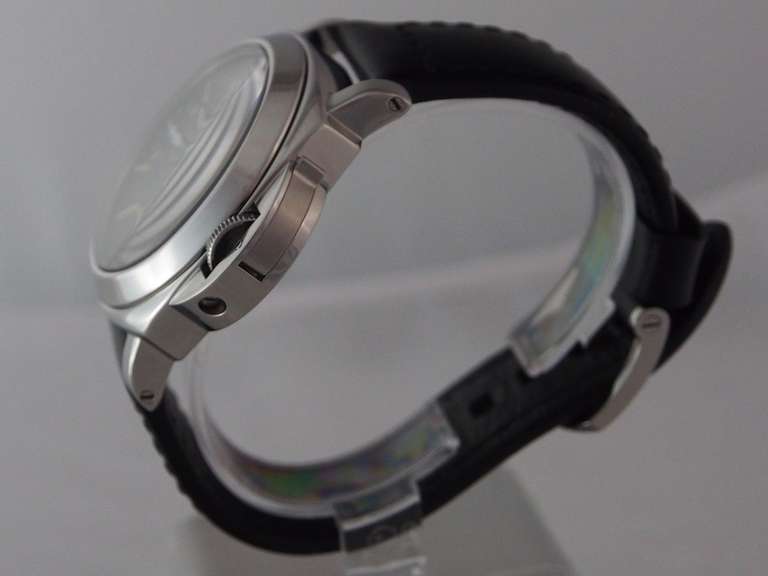 Panerai Stainless Steel Luminor Marina PAM 001 A-Series Wristwatch circa 1998 3