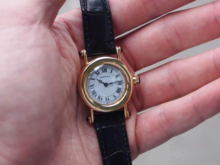 Cartier Lady's Yellow Gold Diablo Wristwatch 4