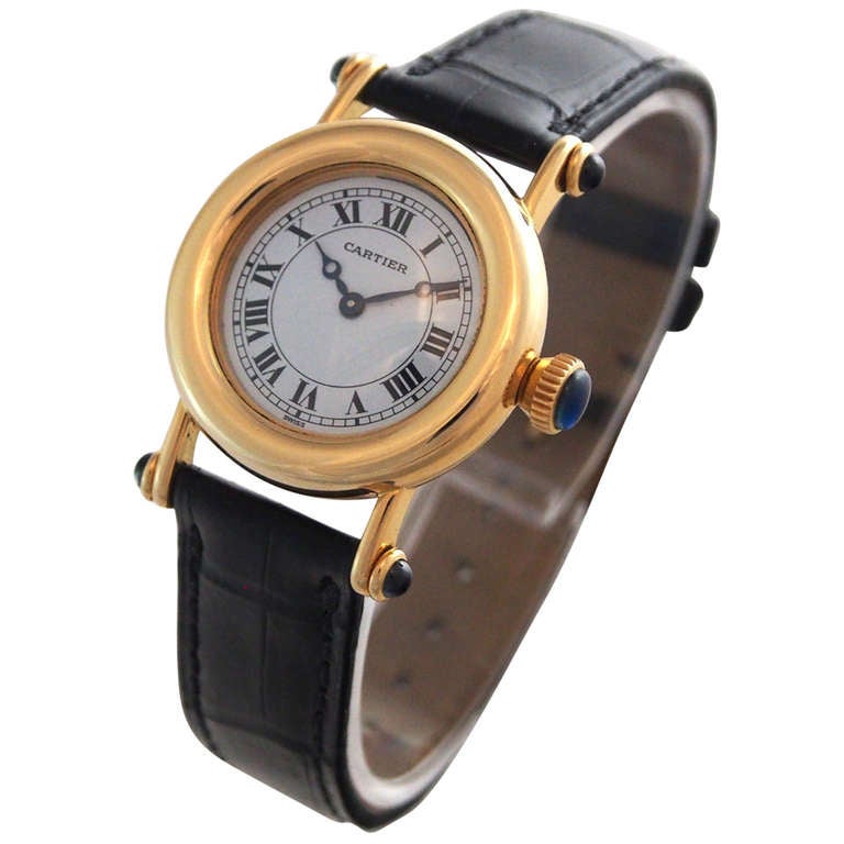 Cartier Lady's Yellow Gold Diablo Wristwatch