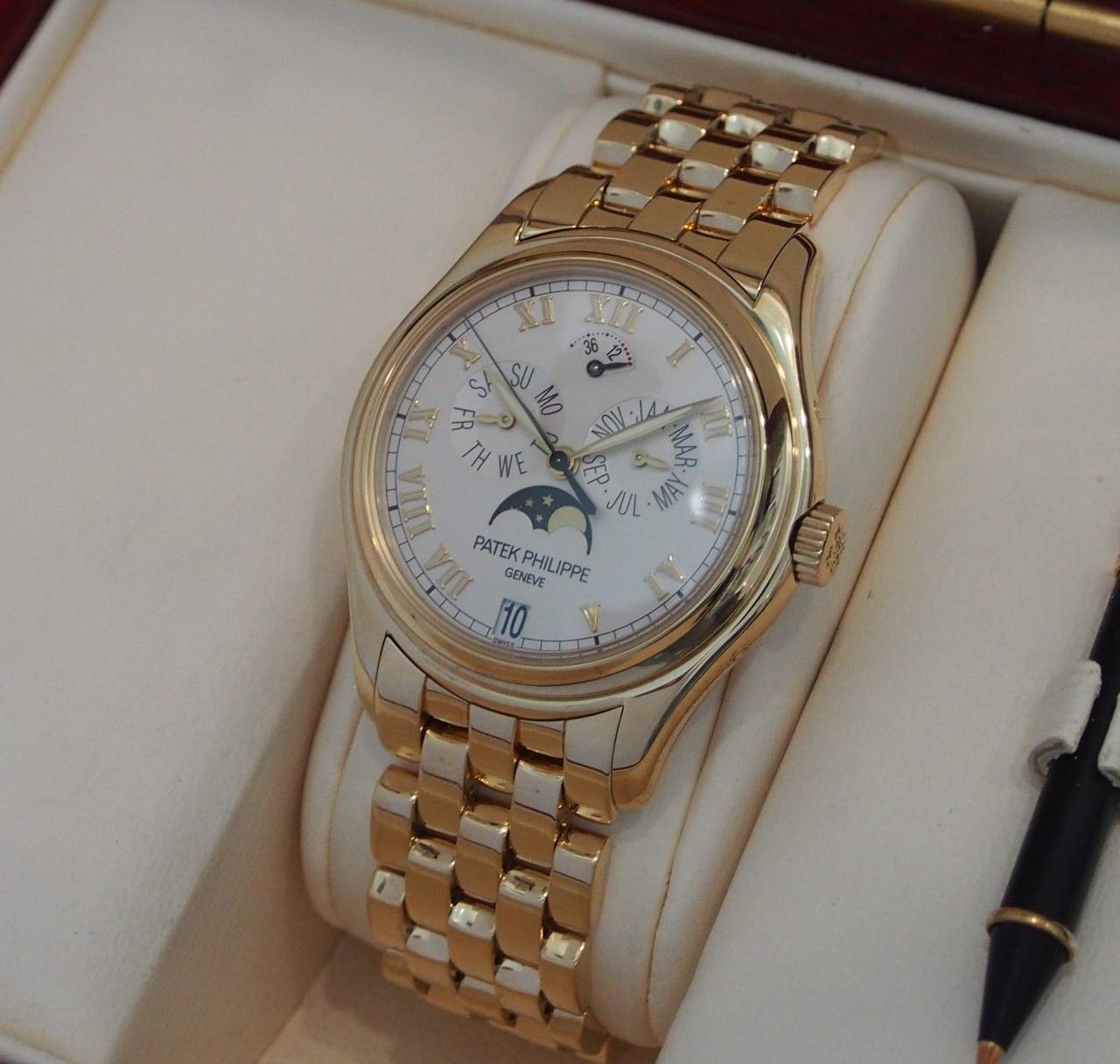 Patek Philippe Yellow Gold Annual Calendar Wristwatch Ref 5036/1J 3