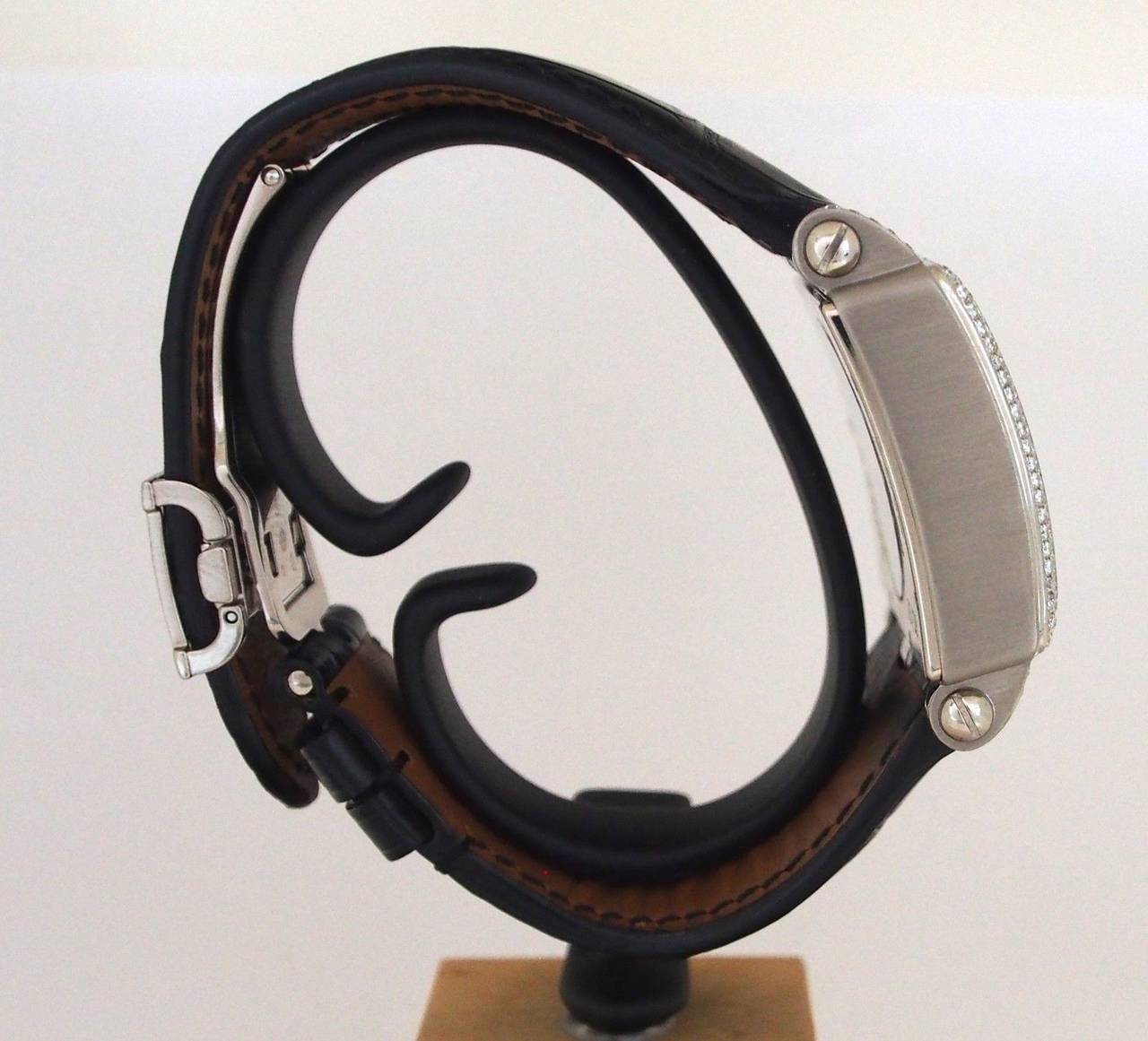 Roger Dubuis White Gold Diamond Too Much GMT Bi-Retrograde Wristwatch 3