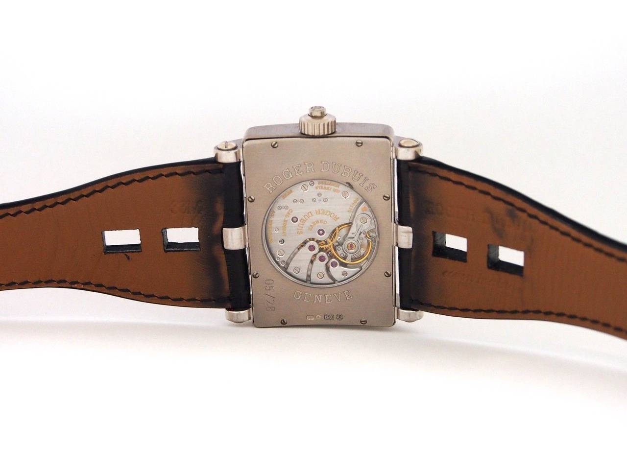 Roger Dubuis White Gold Diamond Too Much GMT Bi-Retrograde Wristwatch 5