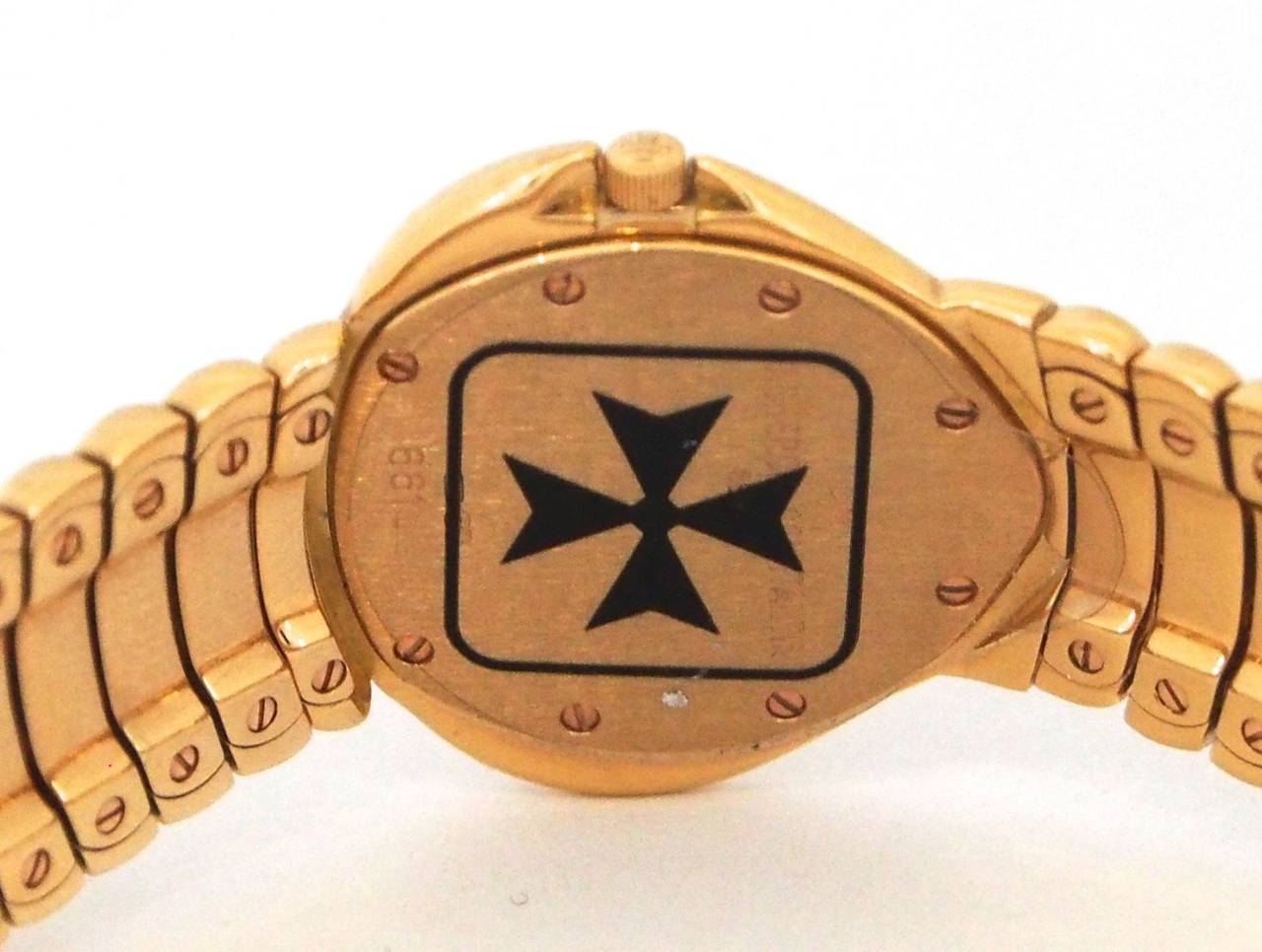 Vacheron Constantin Ladies Yellow Gold Malte Turban Quartz Wristwatch Ref 27601 For Sale 2