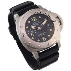 Panerai Stainless Steel Luminor 1950 Submersible 1000M Wristwatch PAM 243