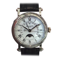 Patek Philippe White Gold 5059G Perpetual Calendar Retrograde Wristwatch