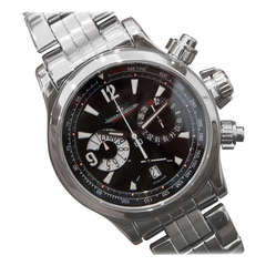 Jaeger-LeCoultre Stainless Steel Master Compressor Chronograph Wristwatch