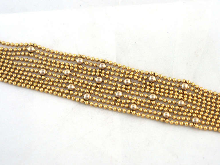 Women's Cartier Draperie de Decollete Diamond Yellow Gold Bracelet