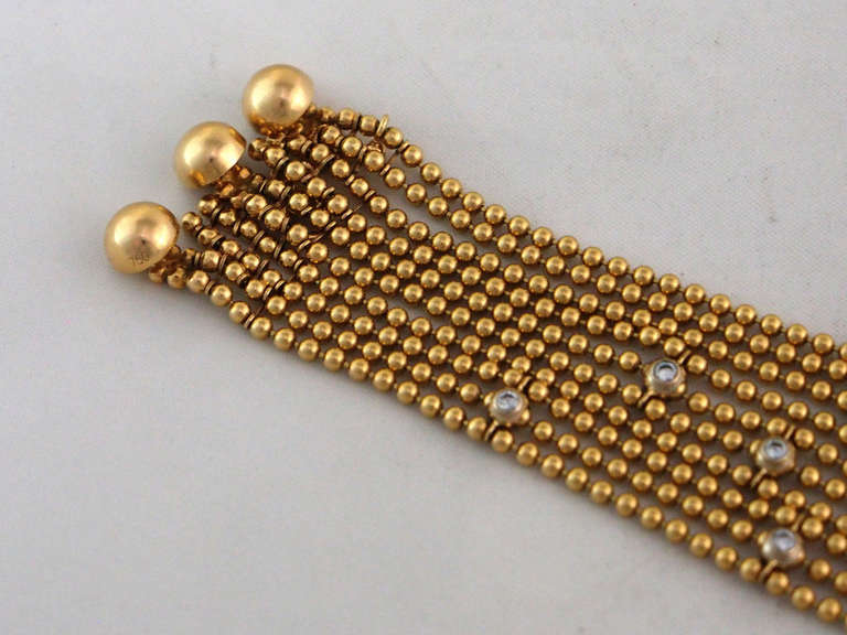 Cartier Draperie de Decollete Diamond Yellow Gold Bracelet 1