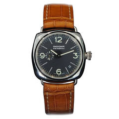 Panerai Pam White Gold 62 Radiomir Zenith Movement Wristwatch Ref PAM0062