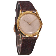 Vintage Patek Philippe Yellow Gold Wristwatch Ref 3459