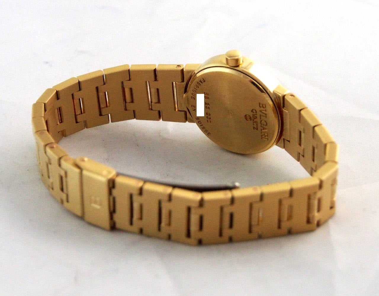 Bulgari Lady's Yellow Gold Bracelet Watch 6