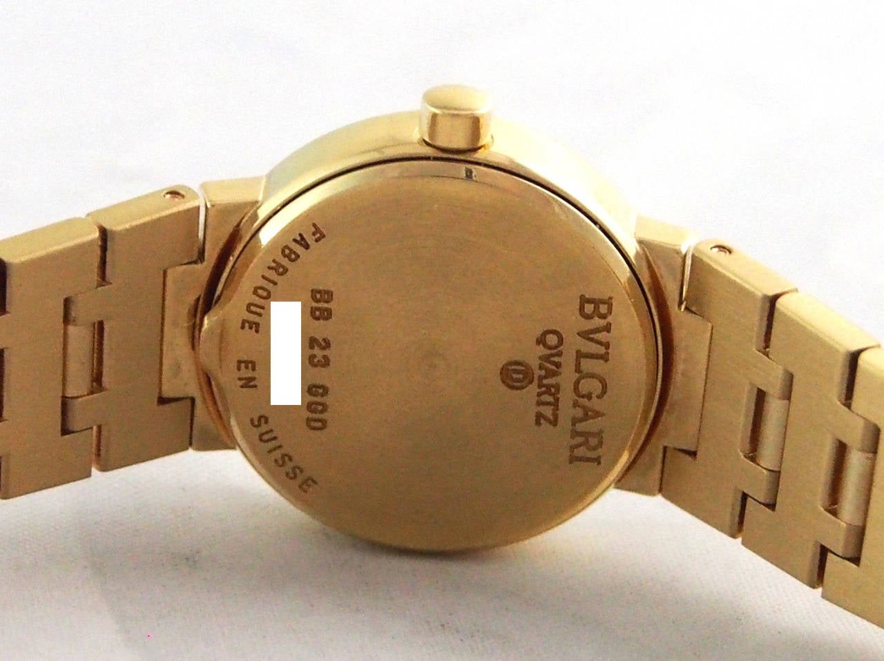 Bulgari Lady's Yellow Gold Bracelet Watch 3