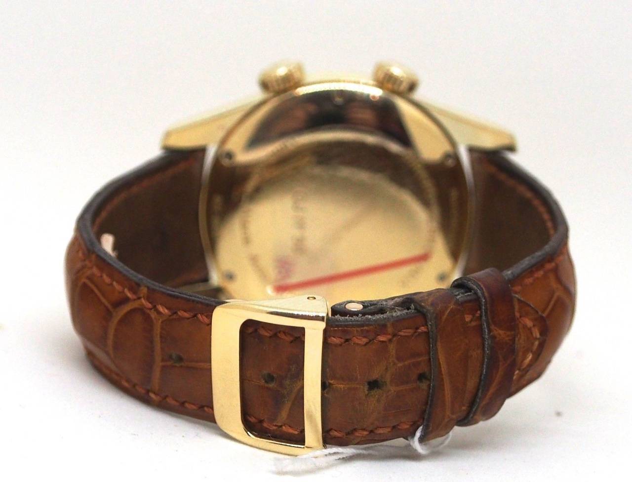 Men's Girard-Perregaux Yellow Gold Traveller II Alarm GMT Wristwatch