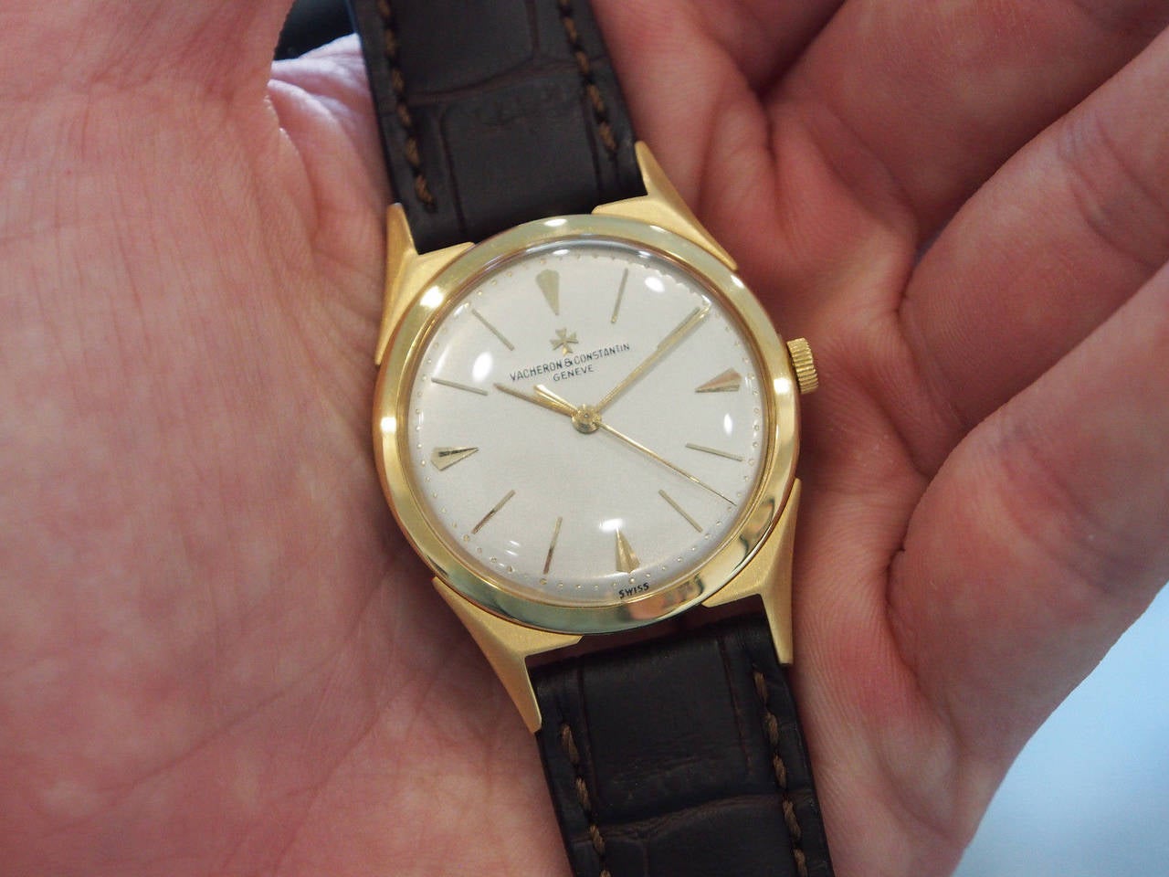 Vacheron & Constantin Yellow Gold Wristwatch circa 1956 1