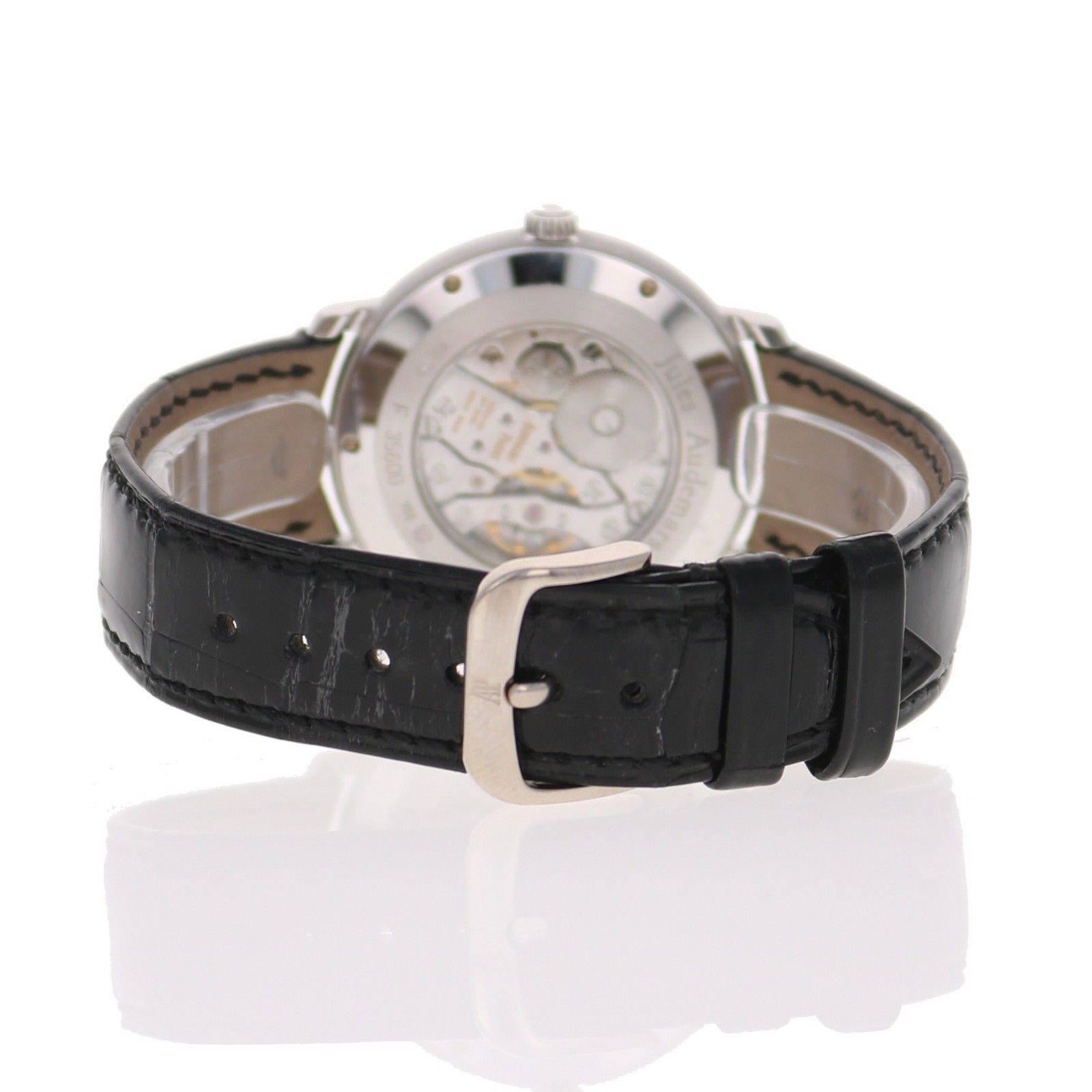 Audemars Piguet Jules Audemars Men's White Gold Small Seconds Manual Wristwatch For Sale 3